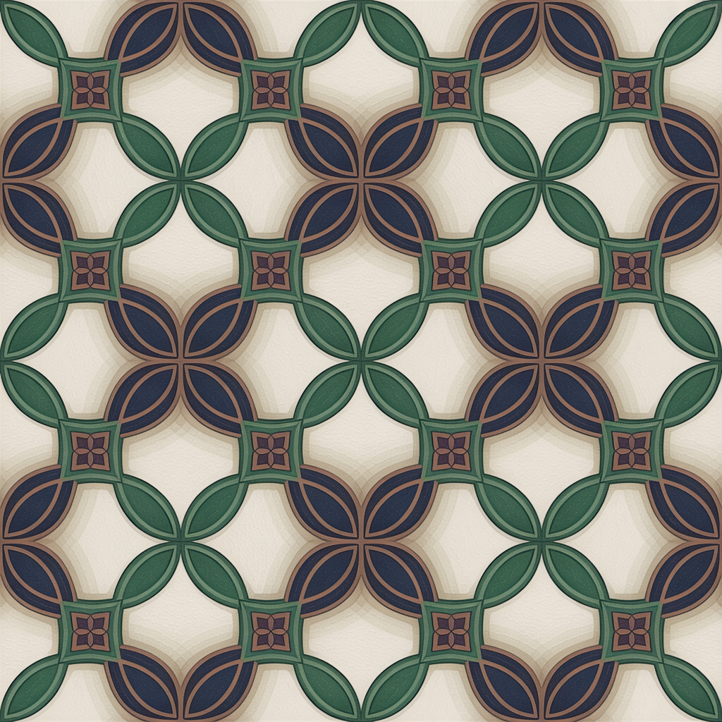 Seamless guilloché ornamental pattern